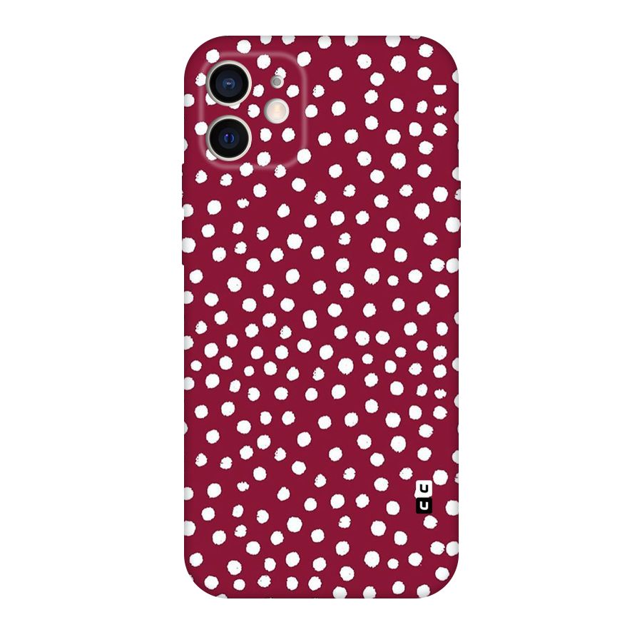 Best Dots Pattern Original Polycarbonate Back Case for iPhone 12