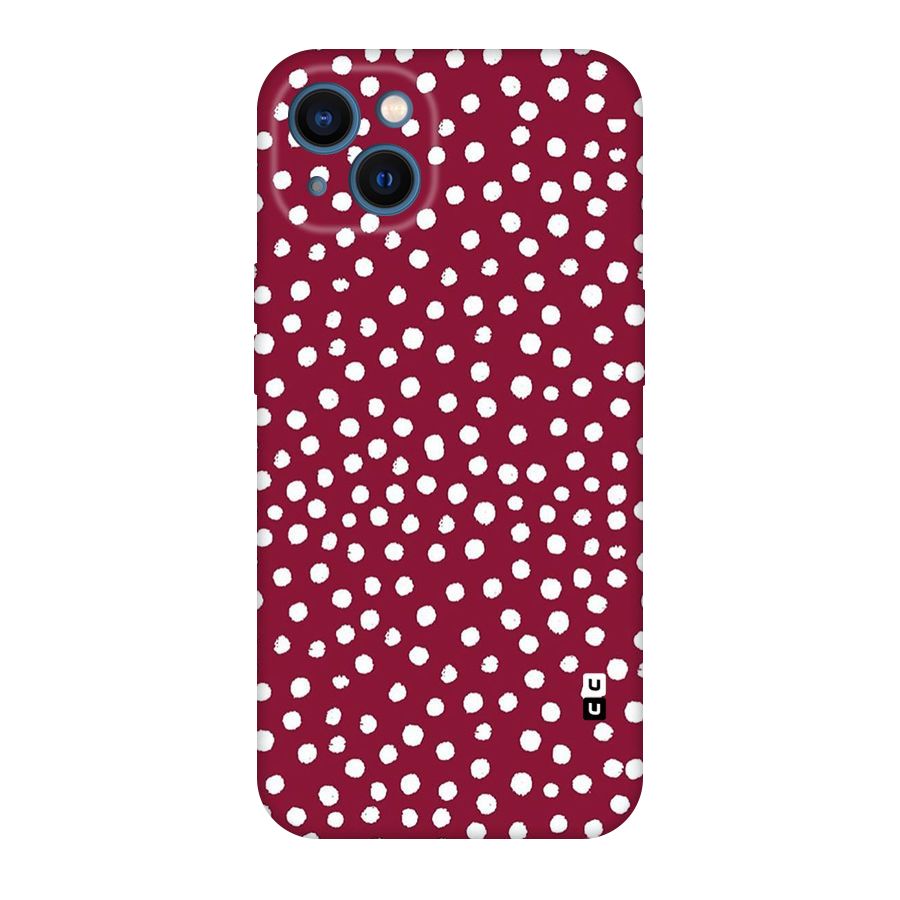 Best Dots Pattern Original Polycarbonate Back Case for iPhone 13