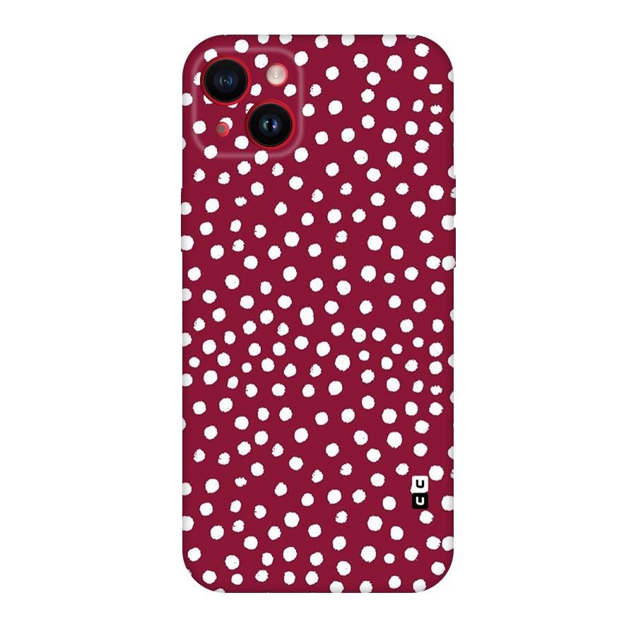 Best Dots Pattern Original Polycarbonate Back Case for iPhone 14 Plus