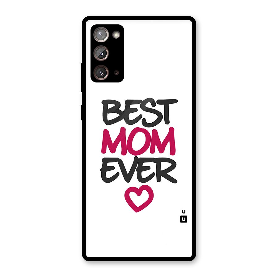 Best Mom Ever Glass Back Case for Galaxy Note 20