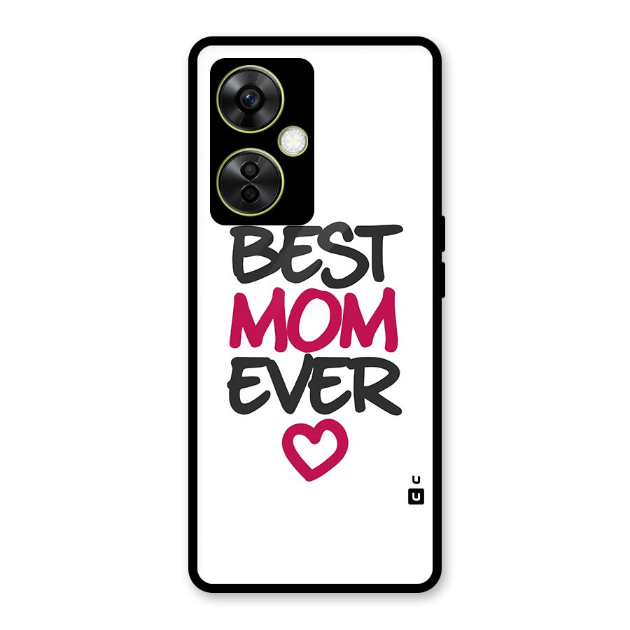Best Mom Ever Glass Back Case for OnePlus Nord CE 3 Lite