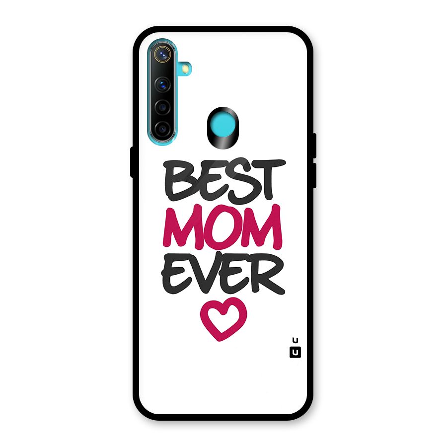 Best Mom Ever Glass Back Case for Realme 5i
