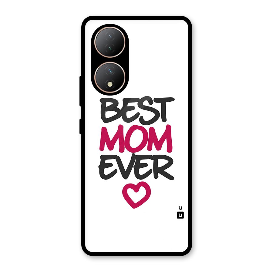 Best Mom Ever Glass Back Case for Vivo Y100A