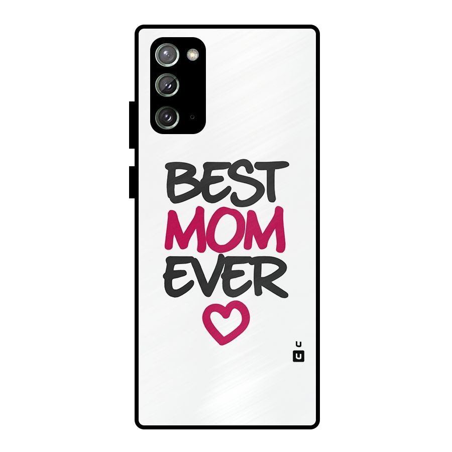Best Mom Ever Metal Back Case for Galaxy Note 20