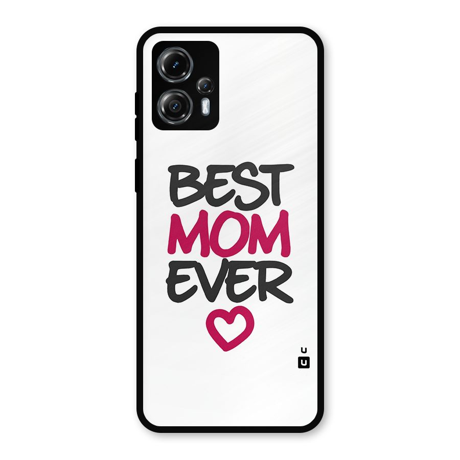 Best Mom Ever Metal Back Case for Moto G13