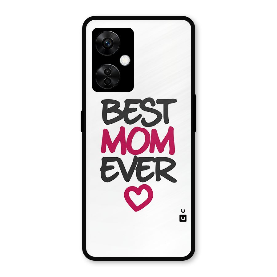 Best Mom Ever Metal Back Case for OnePlus Nord CE 3 Lite