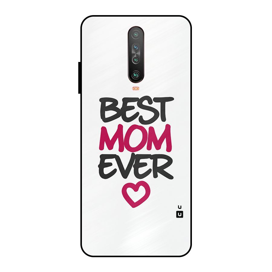Best Mom Ever Metal Back Case for Poco X2