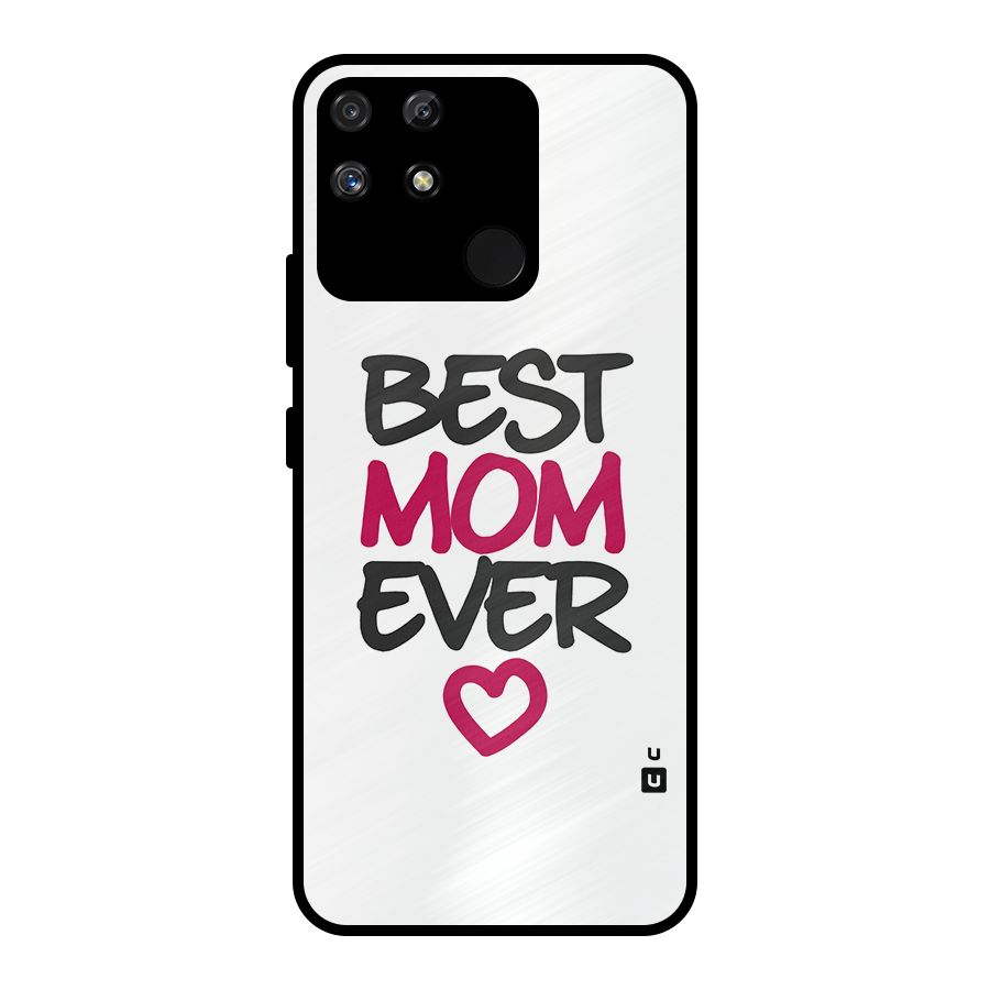 Best Mom Ever Metal Back Case for Realme Narzo 50A