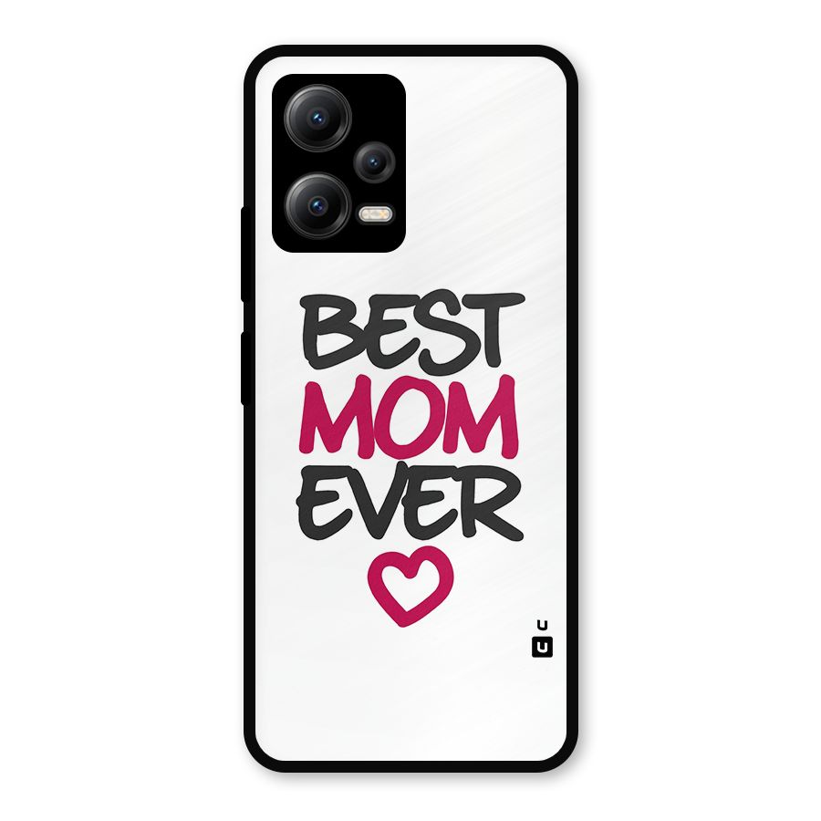 Best Mom Ever Metal Back Case for Redmi Note 12 5G