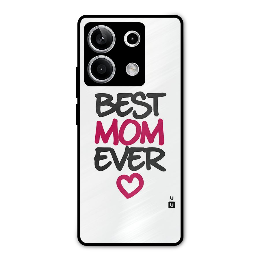 Best Mom Ever Metal Back Case for Redmi Note 13 5G