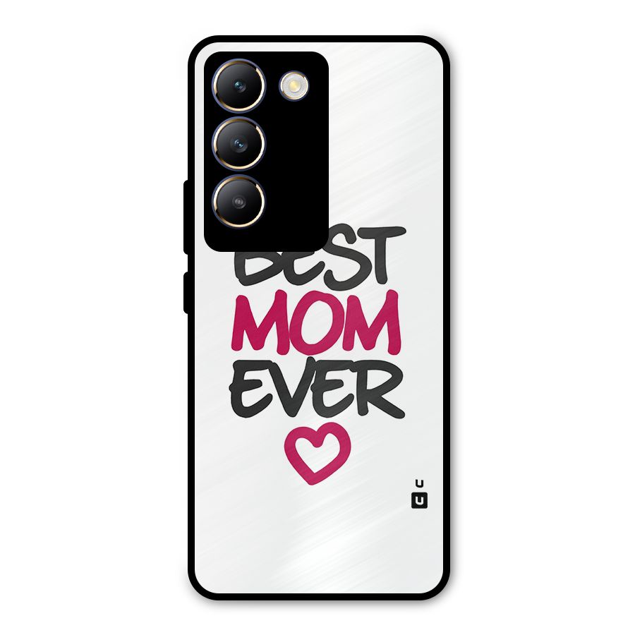 Best Mom Ever Metal Back Case for Vivo T3 5G