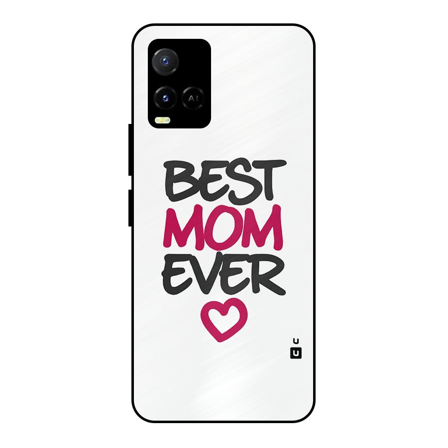 Best Mom Ever Metal Back Case for Vivo Y21 2021