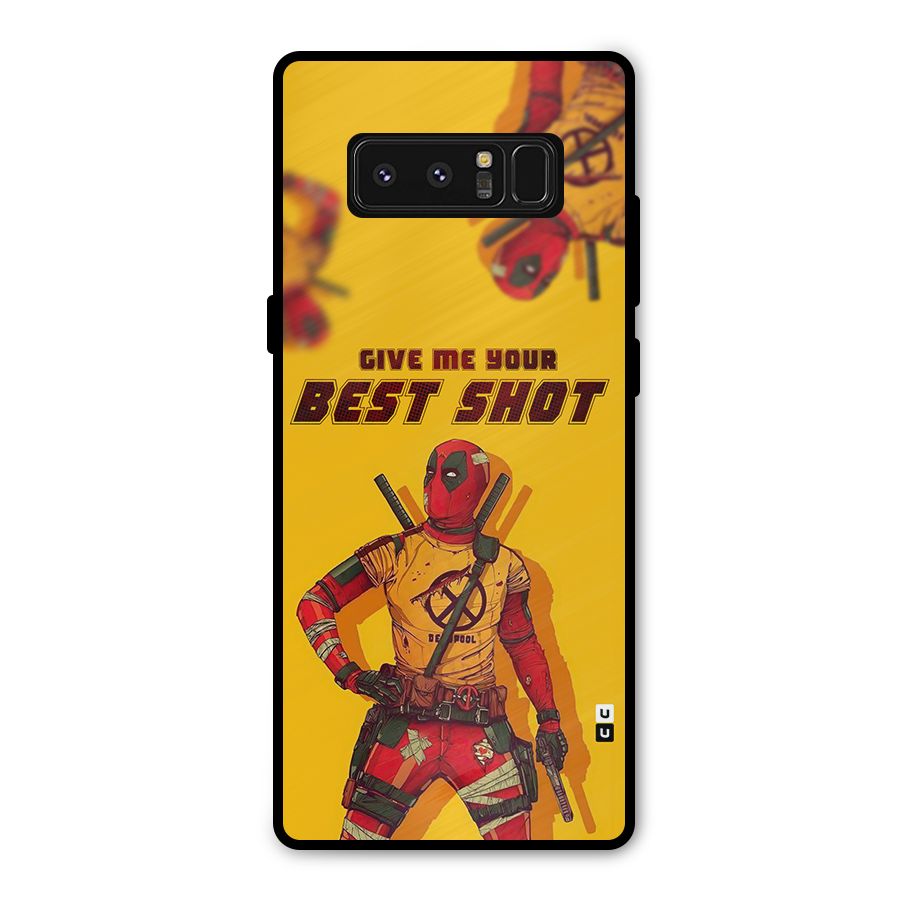 Best Shot Metal Back Case for Galaxy Note 8
