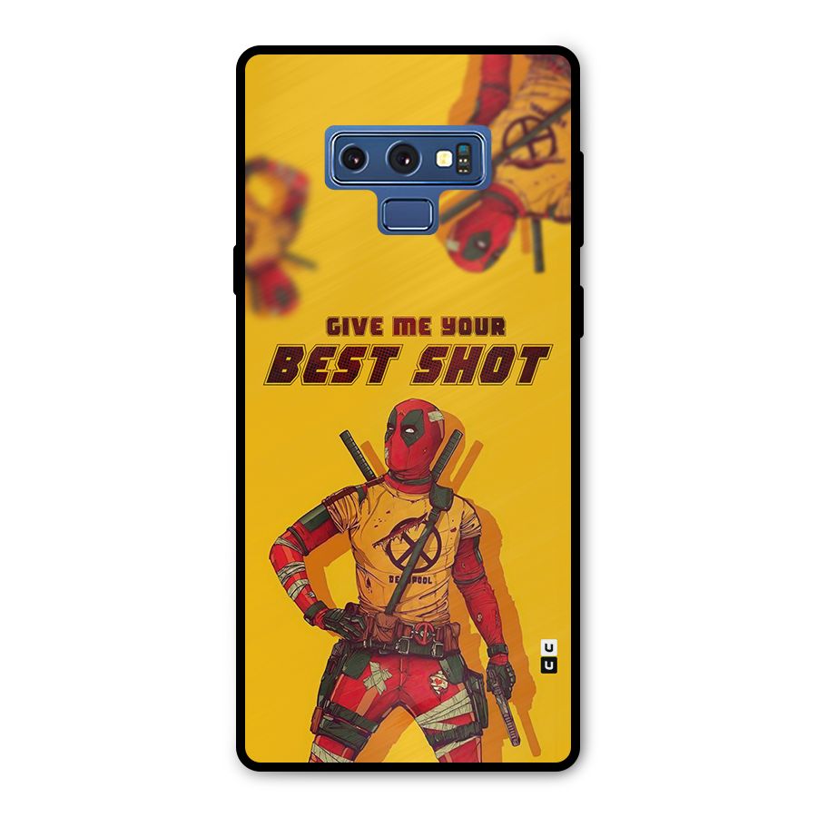 Best Shot Metal Back Case for Galaxy Note 9