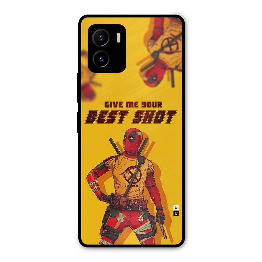 Best Shot Metal Back Case for Vivo Y15s