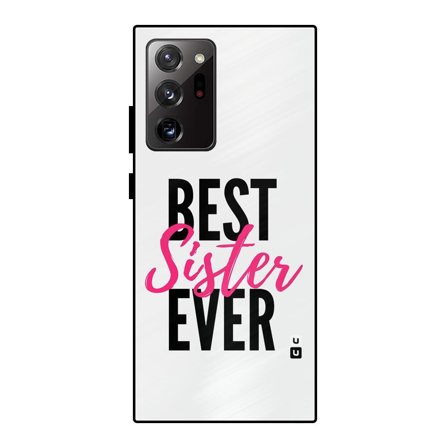 Best Sister Ever Metal Back Case for Galaxy Note 20 Ultra