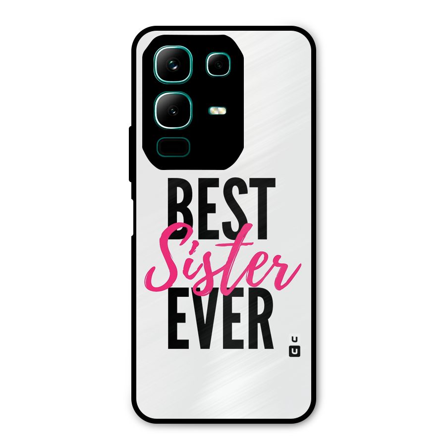 Best Sister Ever Metal Back Case for Infinix Note 50x