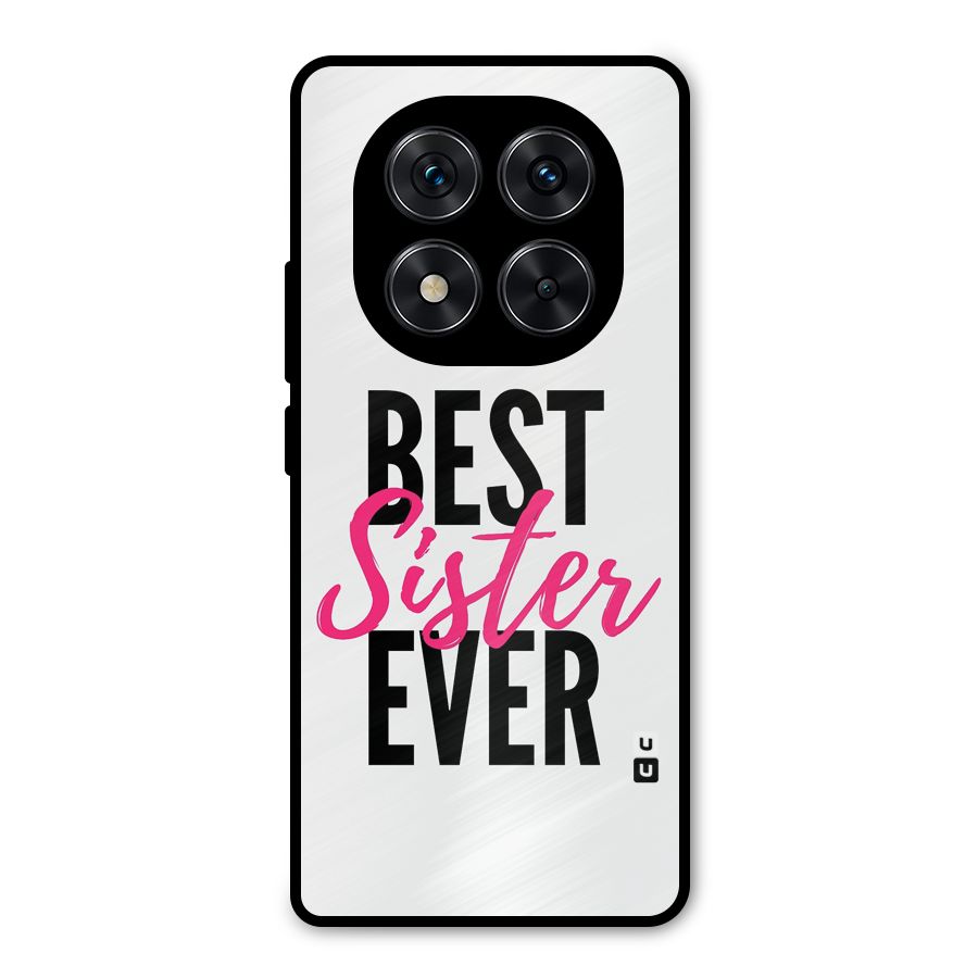Best Sister Ever Metal Back Case for Redmi Note 14 Pro 5G
