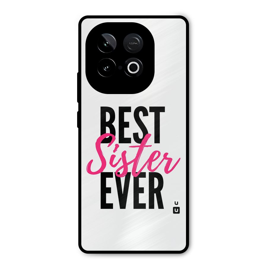 Best Sister Ever Metal Back Case for iQOO Neo 10