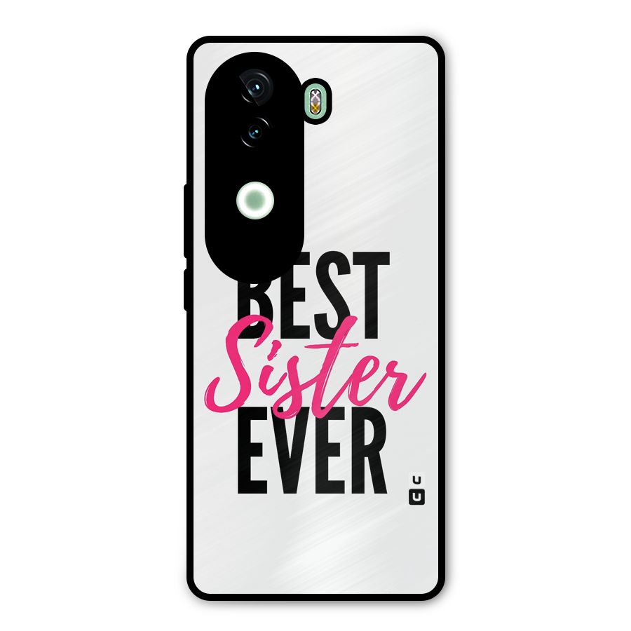 Best Sister Ever Metal Back Case for iQOO Z9s