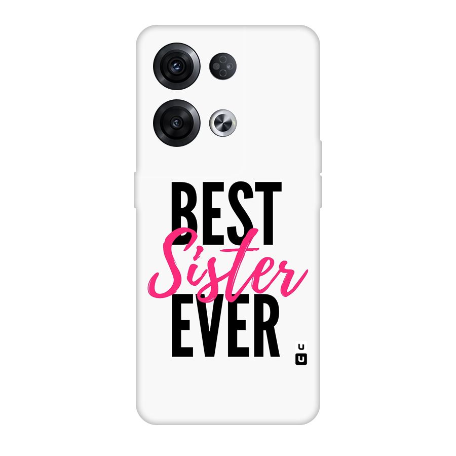 Best Sister Ever Original Polycarbonate Back Case for Oppo Reno8 Pro 5G