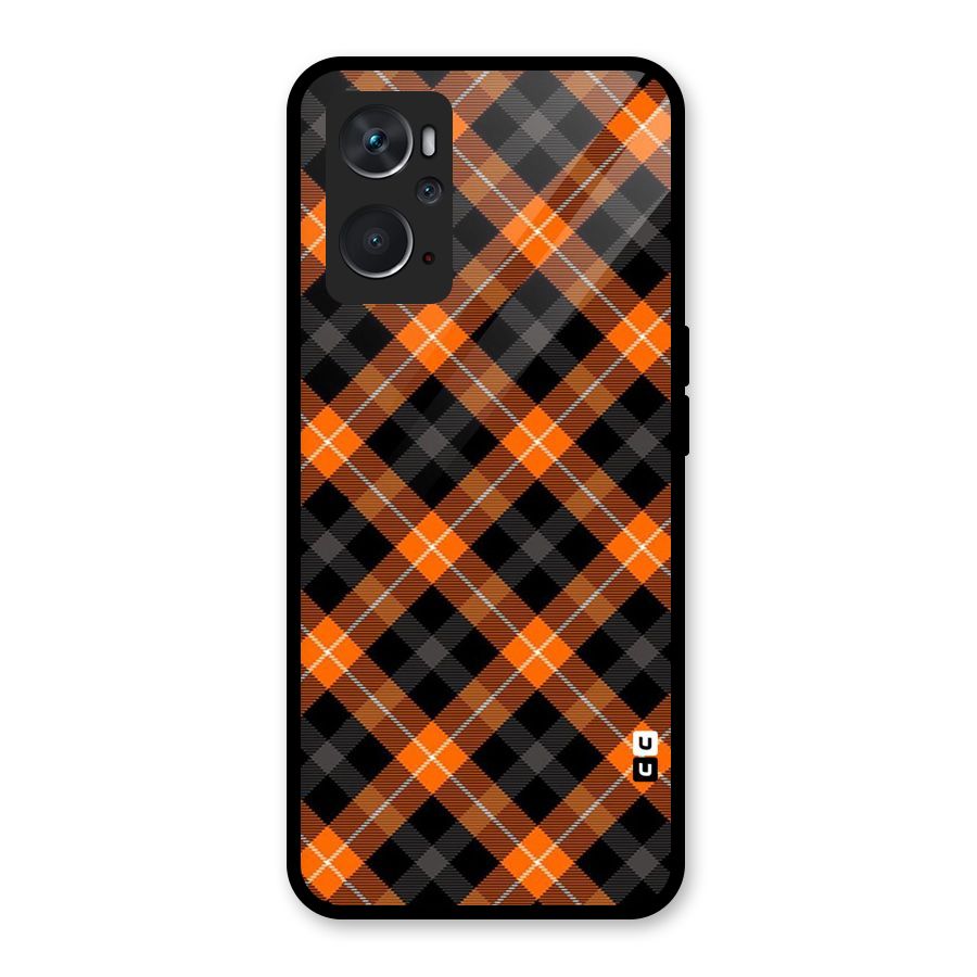 Best Textile Pattern Glass Back Case for Oppo K10 4G
