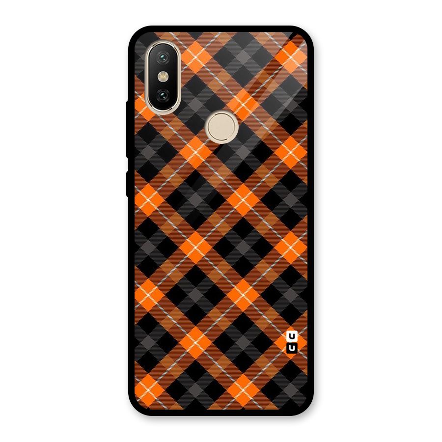 Best Textile Pattern Glass Back Case for Redmi A2