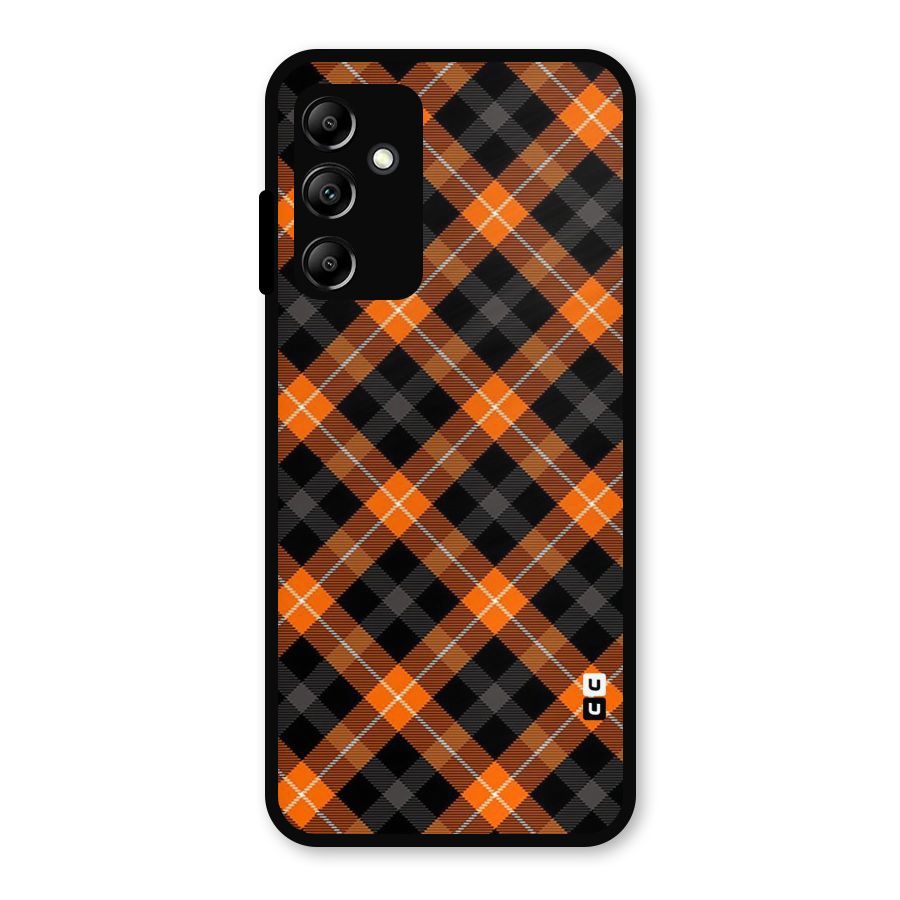Best Textile Pattern Metal Back Case for Galaxy A14 5G
