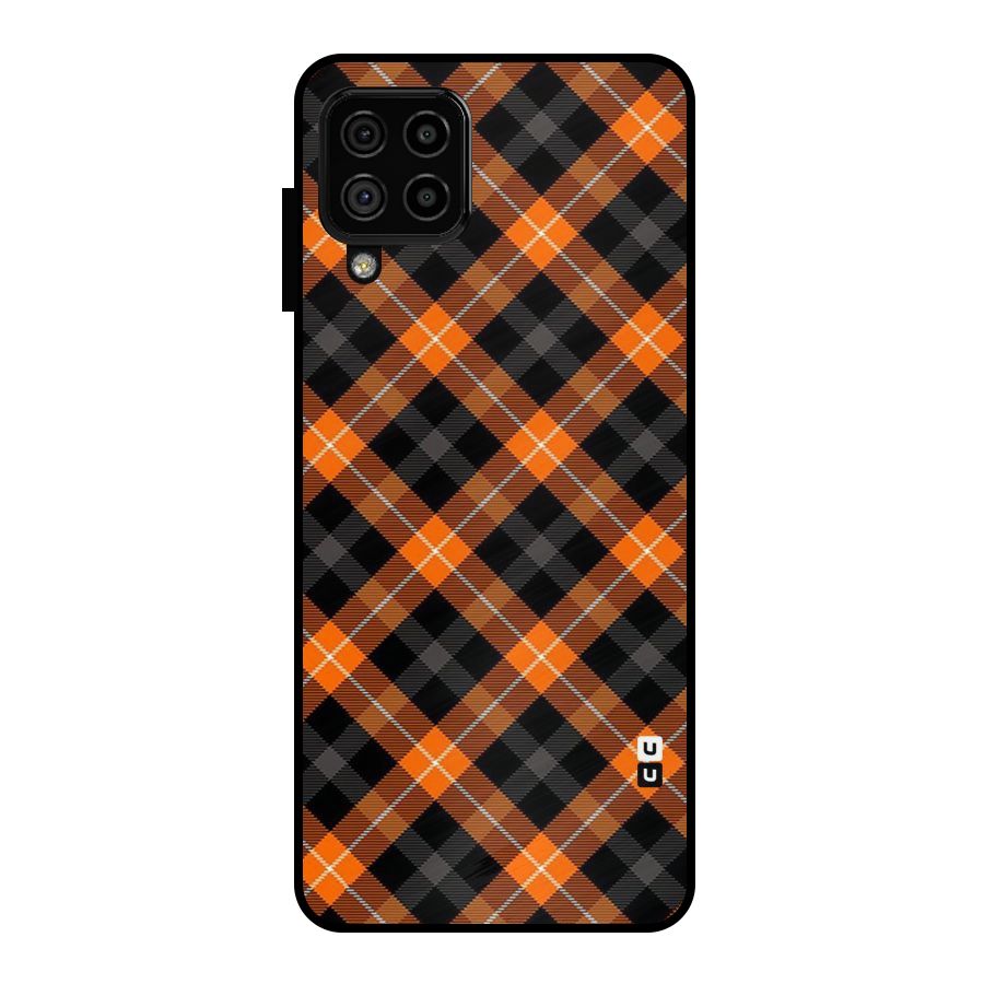 Best Textile Pattern Metal Back Case for Galaxy A22 4G