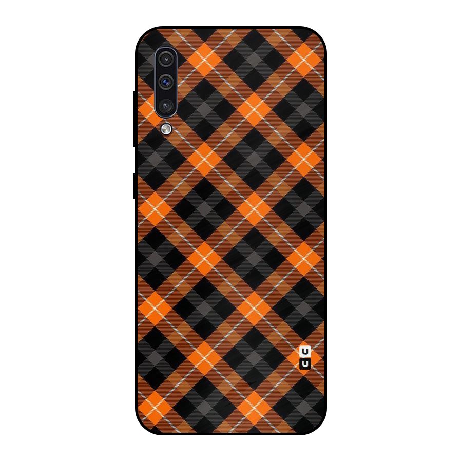 Best Textile Pattern Metal Back Case for Galaxy A30s