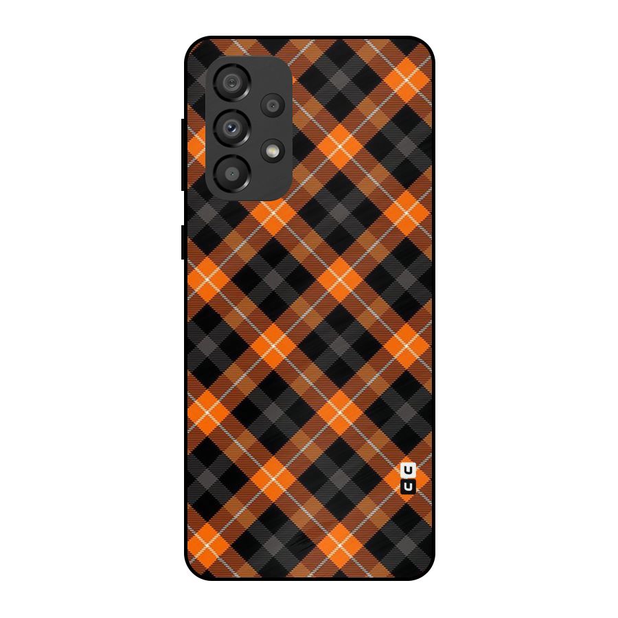 Best Textile Pattern Metal Back Case for Galaxy A33 5G