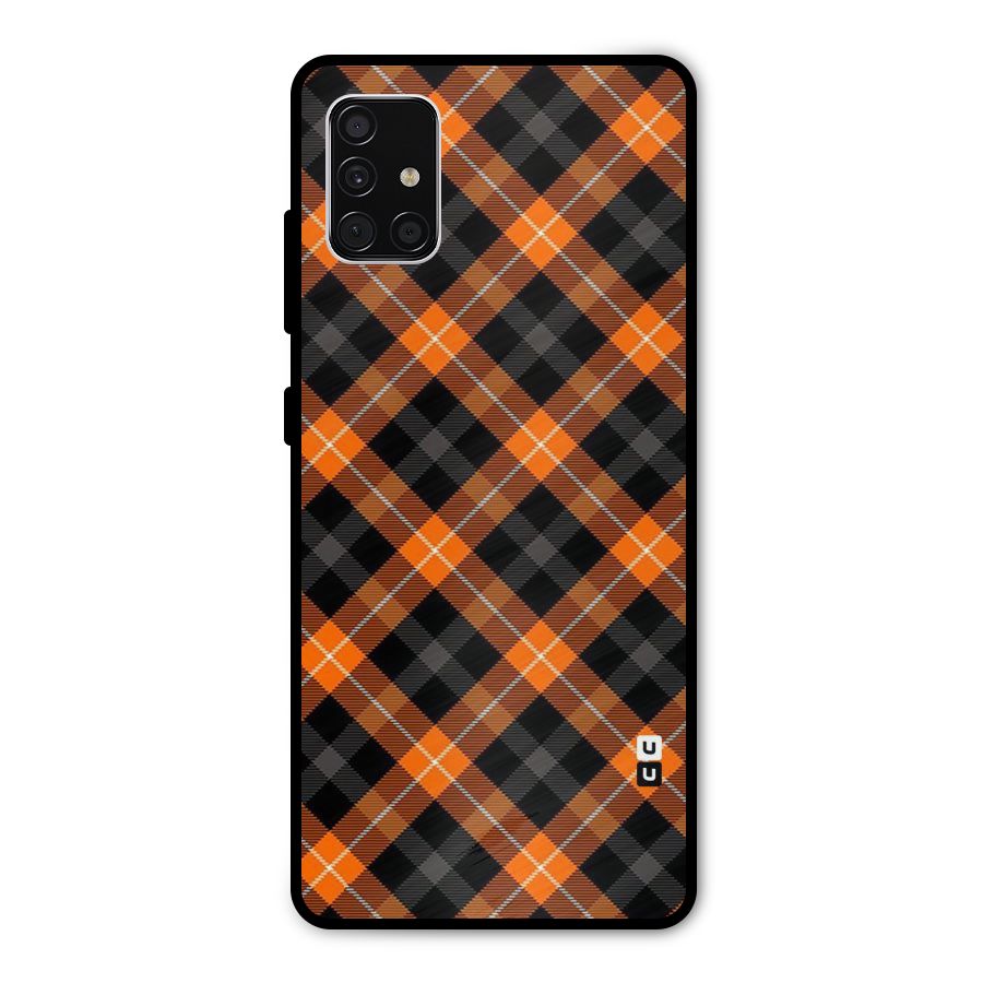 Best Textile Pattern Metal Back Case for Galaxy A51