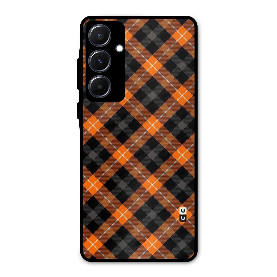Best Textile Pattern Metal Back Case for Galaxy A55