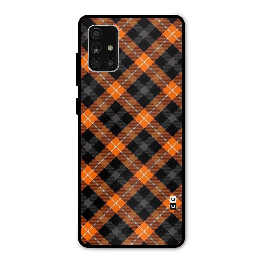 Best Textile Pattern Metal Back Case for Galaxy A71