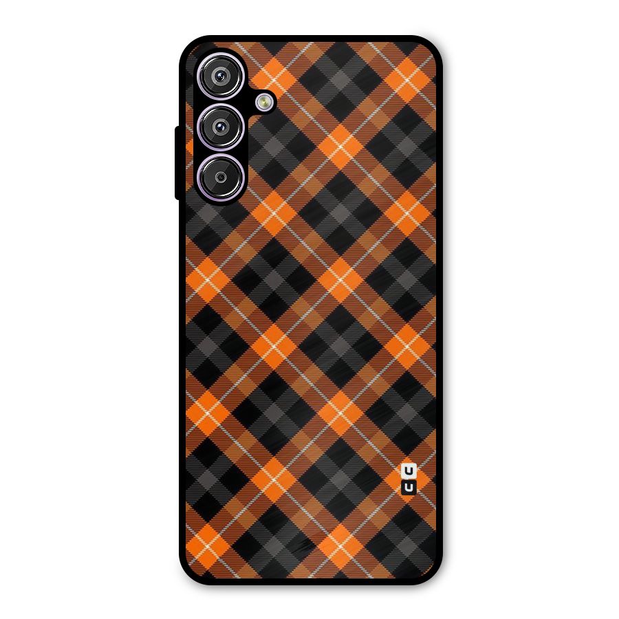 Best Textile Pattern Metal Back Case for Galaxy F15
