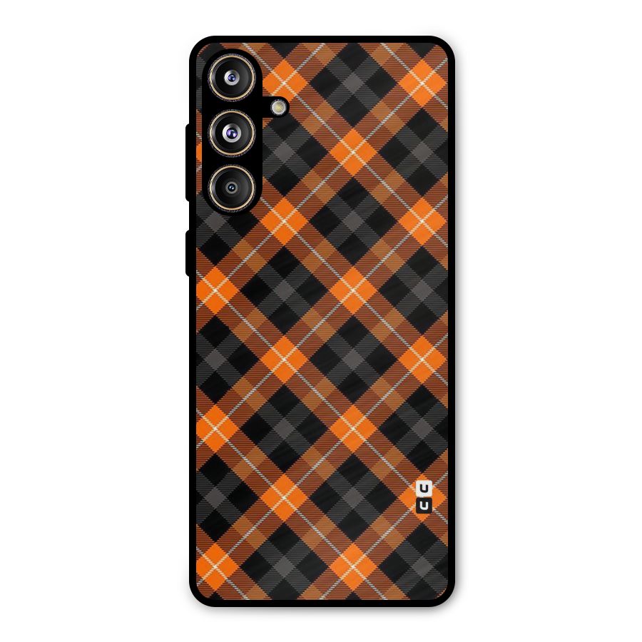 Best Textile Pattern Metal Back Case for Galaxy F55
