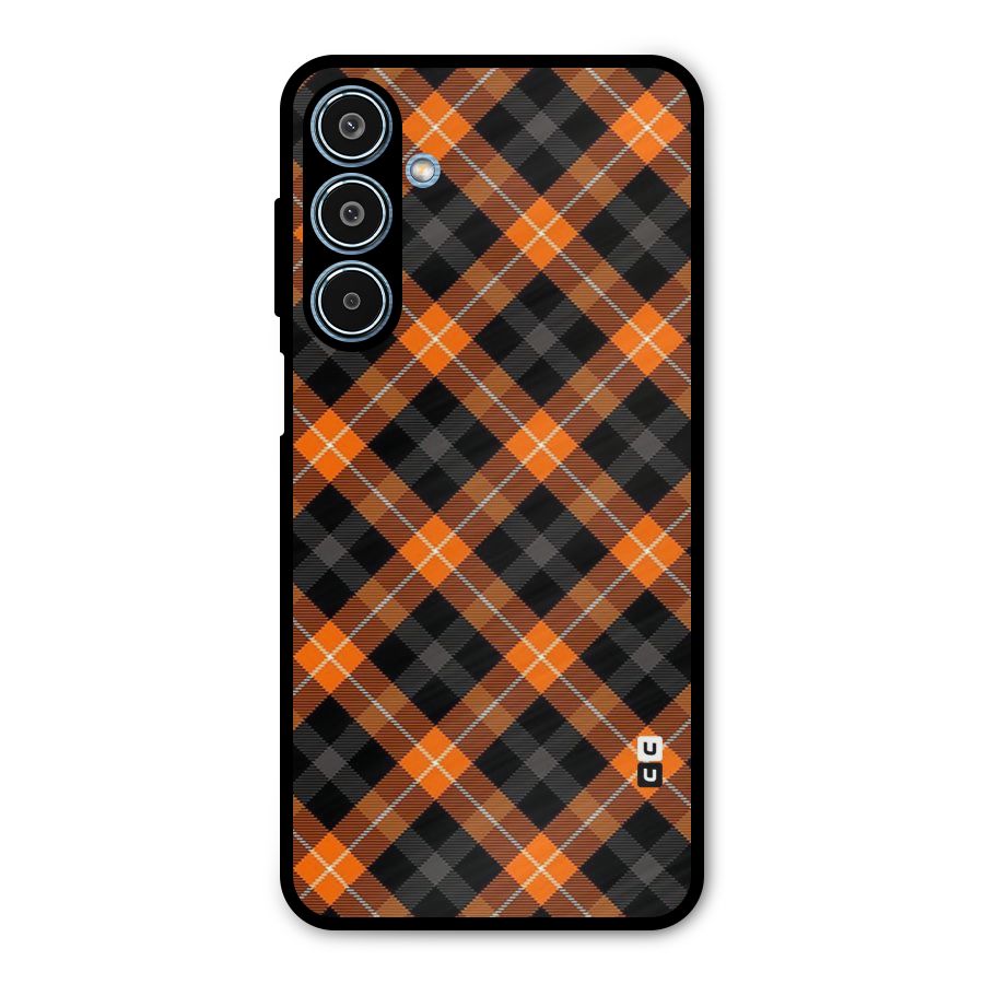 Best Textile Pattern Metal Back Case for Galaxy M35