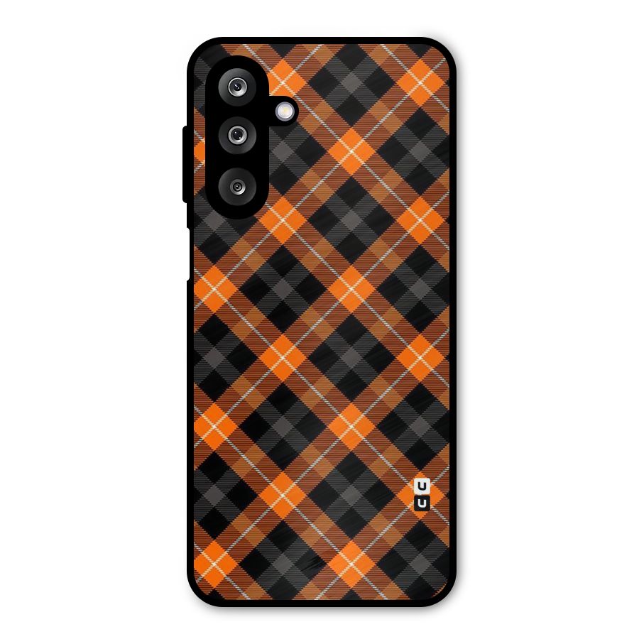 Best Textile Pattern Metal Back Case for Galaxy M36