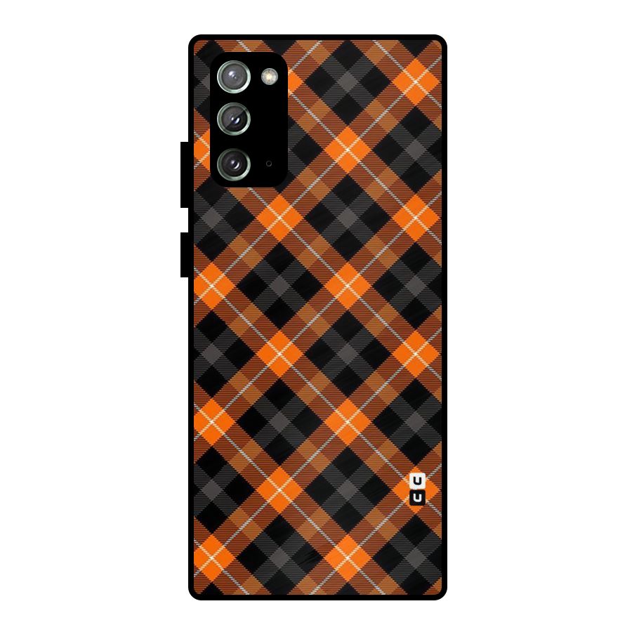 Best Textile Pattern Metal Back Case for Galaxy Note 20