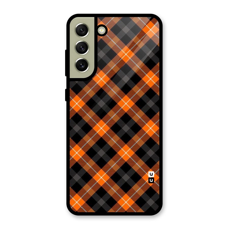 Best Textile Pattern Metal Back Case for Galaxy S21 FE 5G (2023)