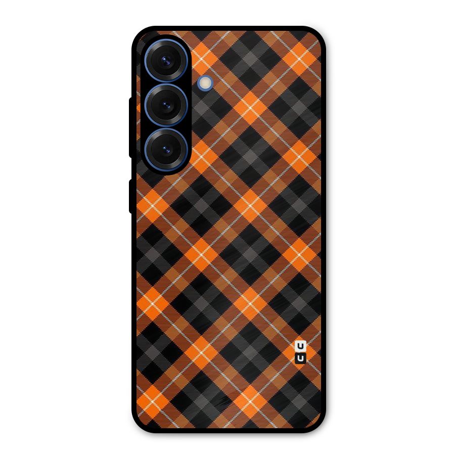 Best Textile Pattern Metal Back Case for Galaxy S25