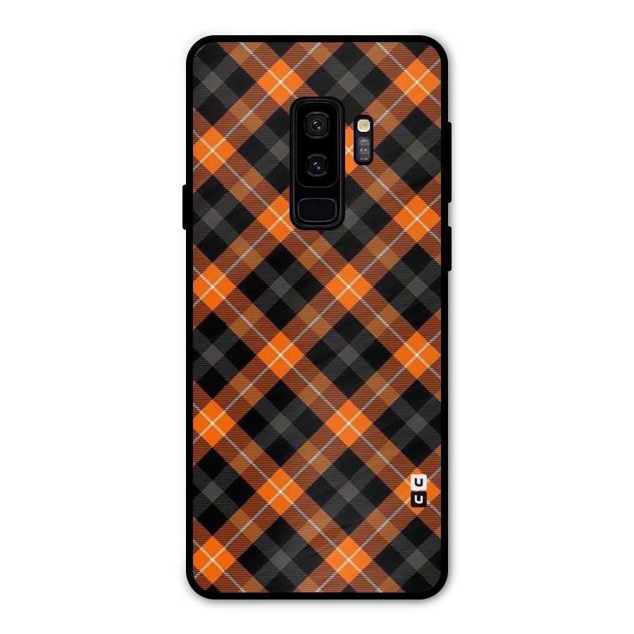 Best Textile Pattern Metal Back Case for Galaxy S9 Plus