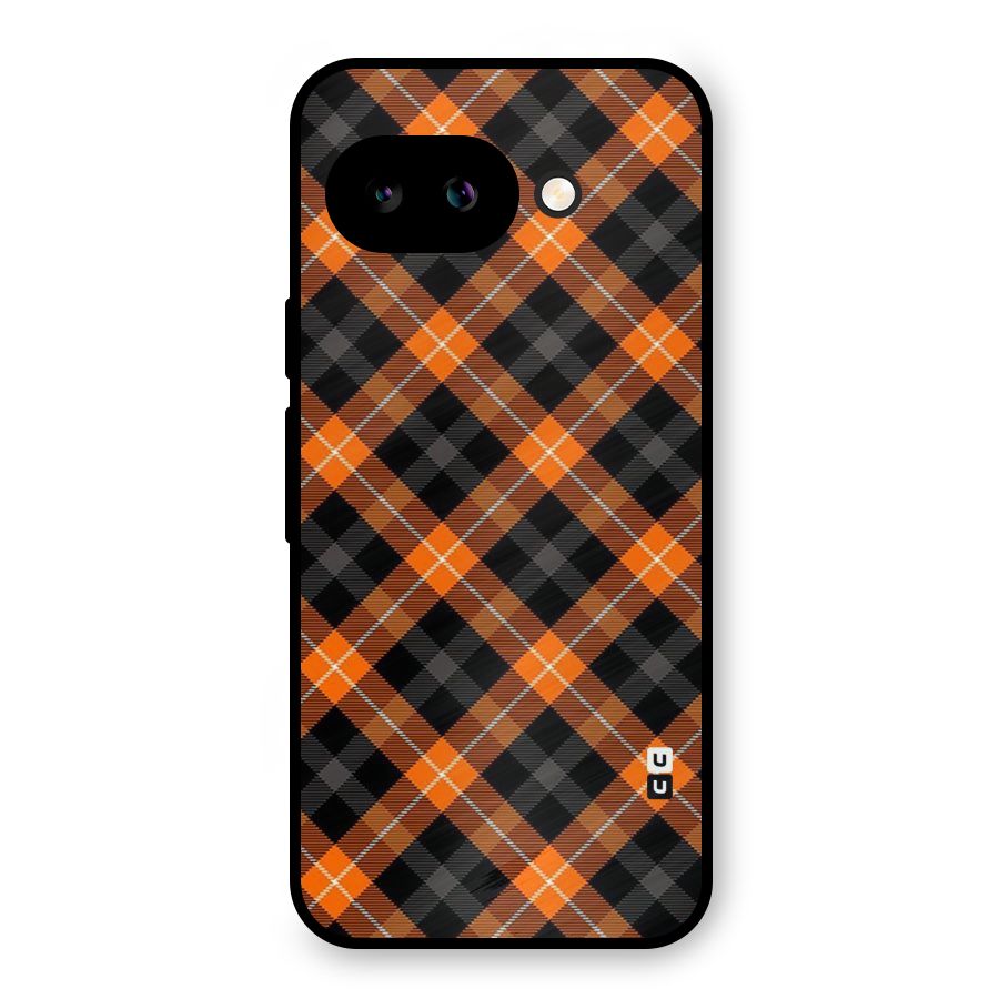 Best Textile Pattern Metal Back Case for Google Pixel 9a