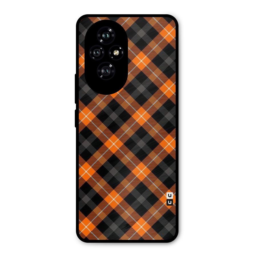 Best Textile Pattern Metal Back Case for Honor 200