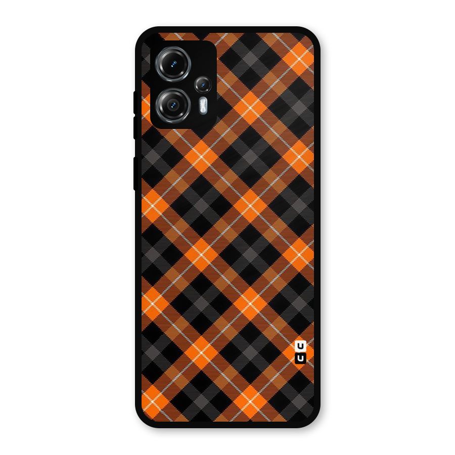 Best Textile Pattern Metal Back Case for Moto G13