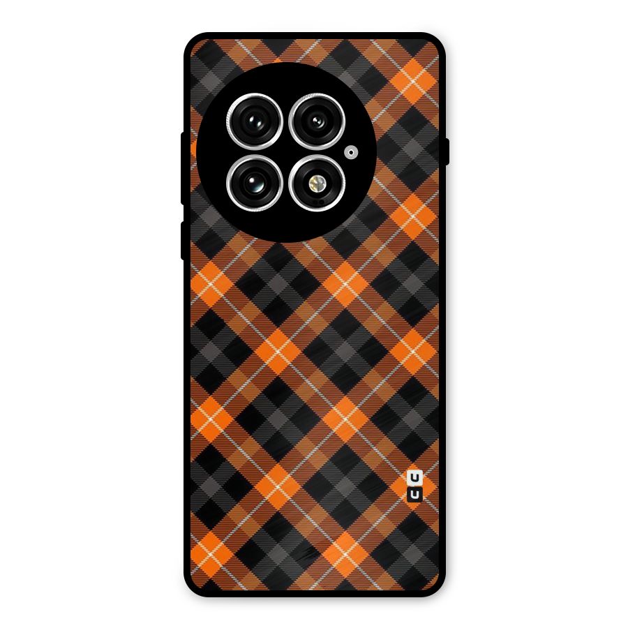 Best Textile Pattern Metal Back Case for OnePlus 13