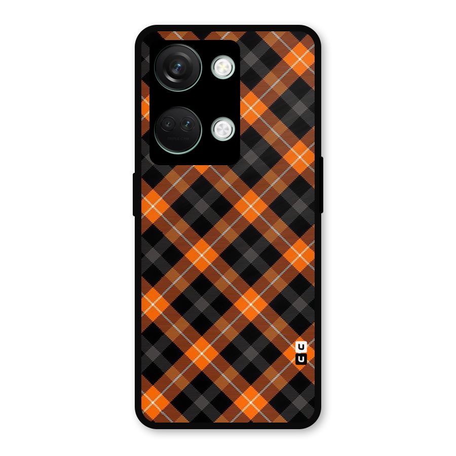 Best Textile Pattern Metal Back Case for OnePlus Nord 3
