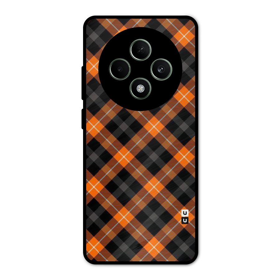 Best Textile Pattern Metal Back Case for Oppo F27
