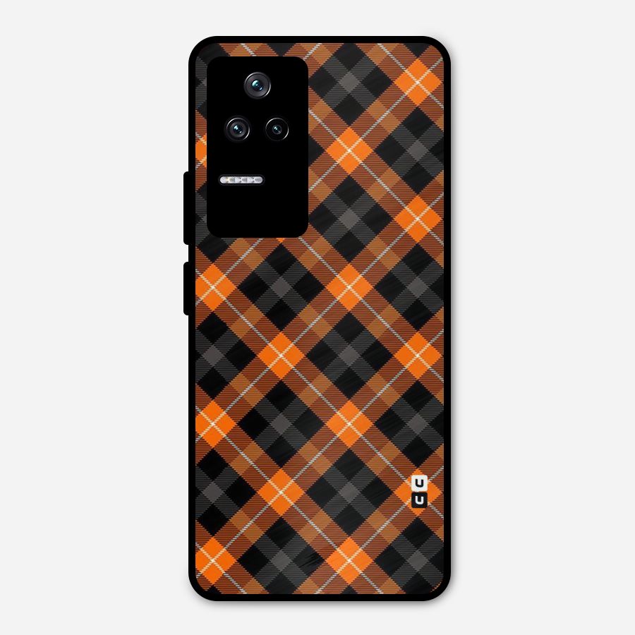 Best Textile Pattern Metal Back Case for Poco F4 5G