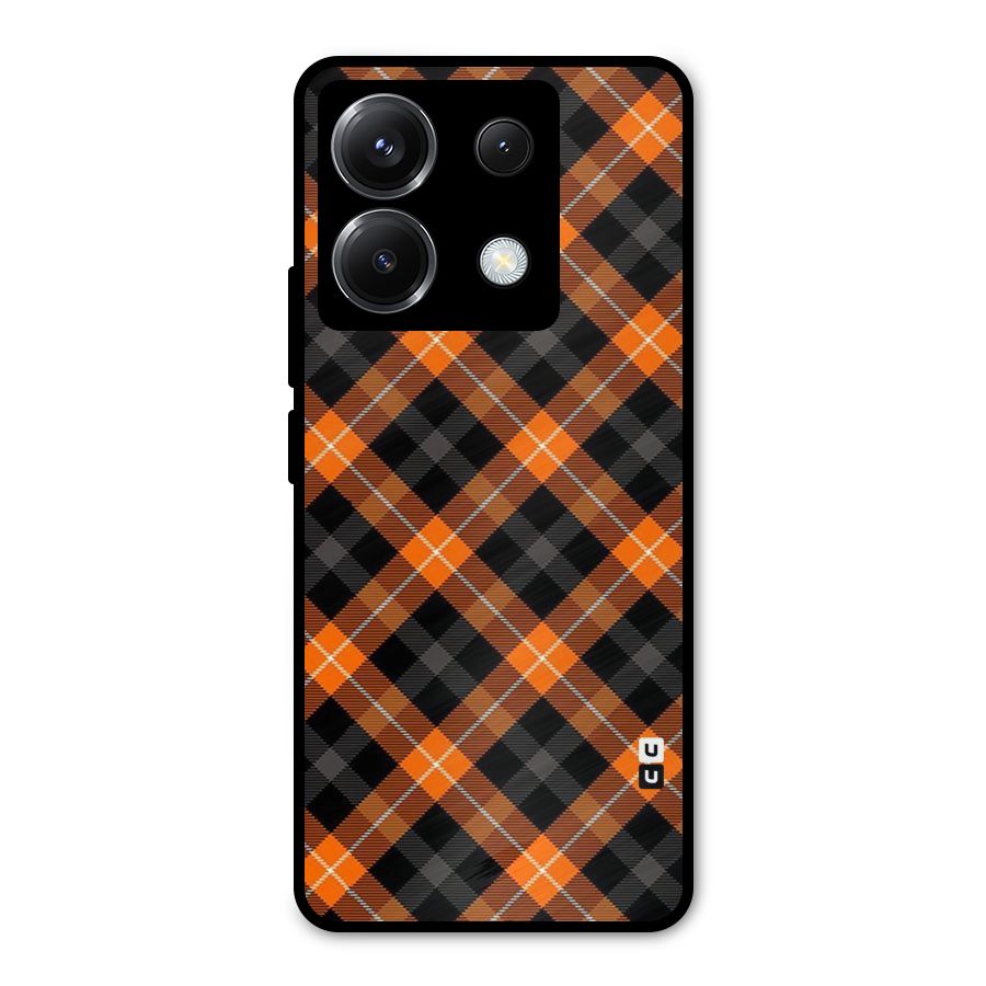 Best Textile Pattern Metal Back Case for Poco X6